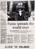 Fame Spread The World Over